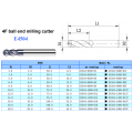 Single Tooth Thread End Mills Mill Cutter Solid Carbide Tungsten 12mm Round Nose End Mill Solid Carbide Cnc Thread Milling Tool